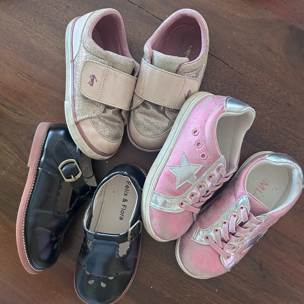 🔥 toddler girls shoes bundle - size 9 toddler